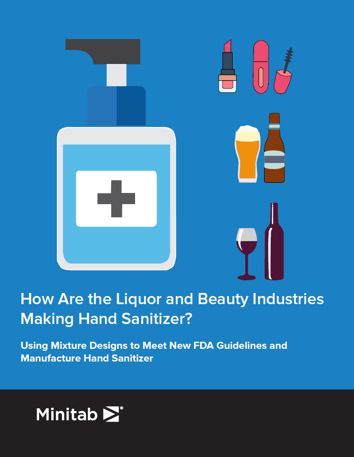 Como as indústrias de bebidas alcoólicas e beleza estão fabricando higienizador para mãos? Usando projetos de misturas para atender às novas diretrizes da FDA e fabricar higienizador para as mãos 